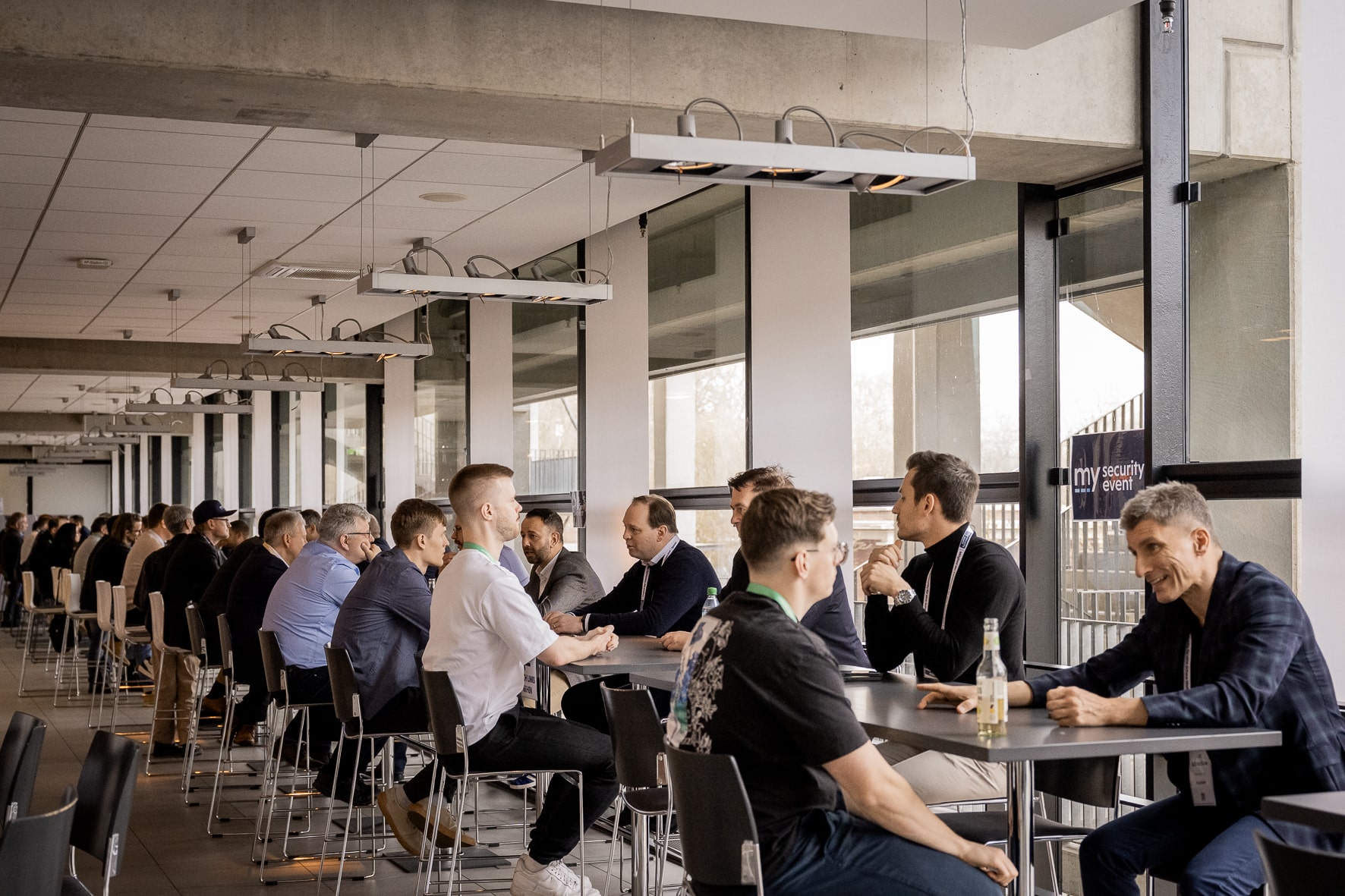 Gespräche und Networking beim mysecurityevent